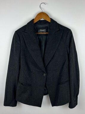 All Saints Spitalfields Wool Blazer Size 14 Professional Business Wear Office
